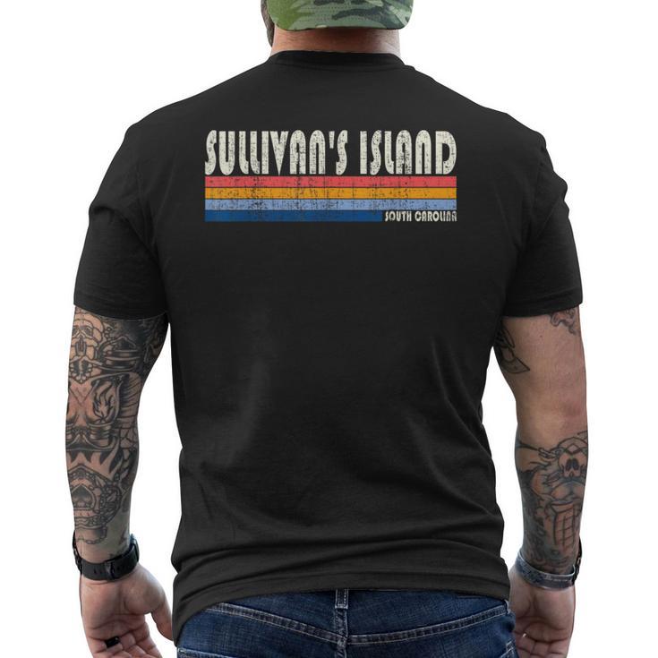 Vintage 70S 80S Style Sullivan's Island Sc Men's T-shirt Back Print