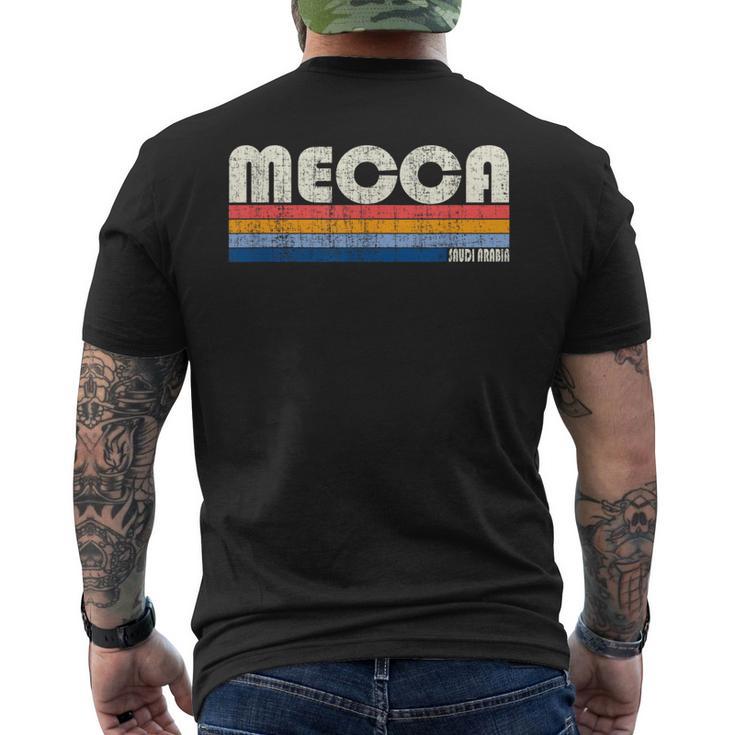 Vintage 70S Mecca Saudi Arabia Men's T-shirt Back Print