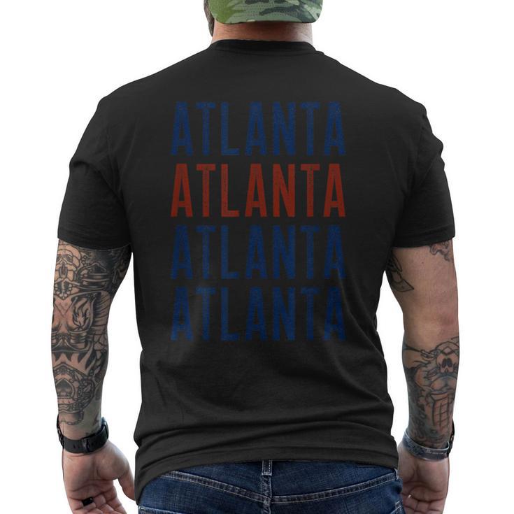 Vintage Atlanta Retro Throwback Men's T-shirt Back Print