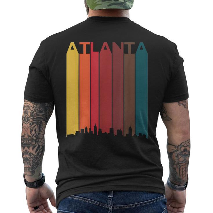Vintage Atlanta Skyline Atlanta Vacation Retro Atlanta Pride Men's T-shirt Back Print