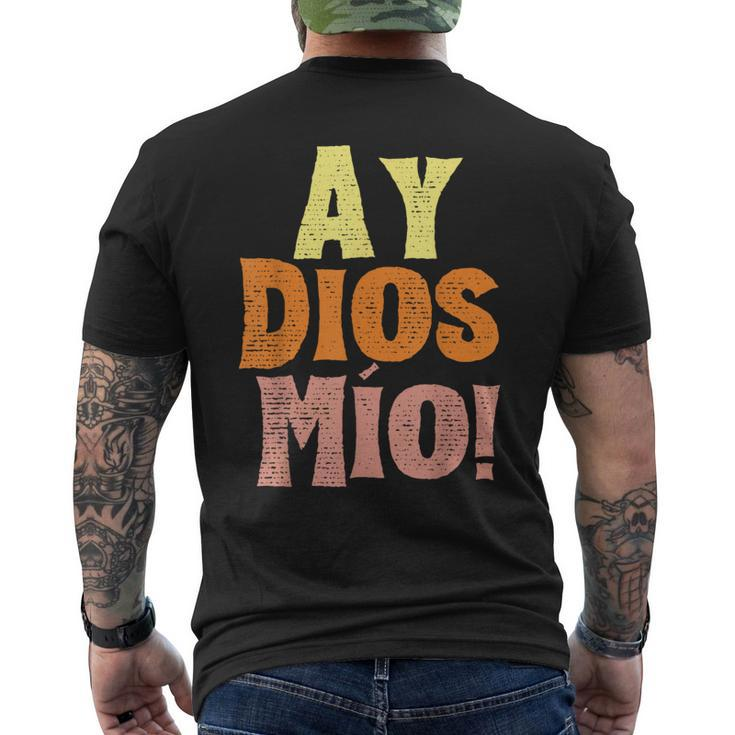 Vintage Ay Dios Mio Cinco De Mayo Festival Family Vacation Men's T-shirt Back Print