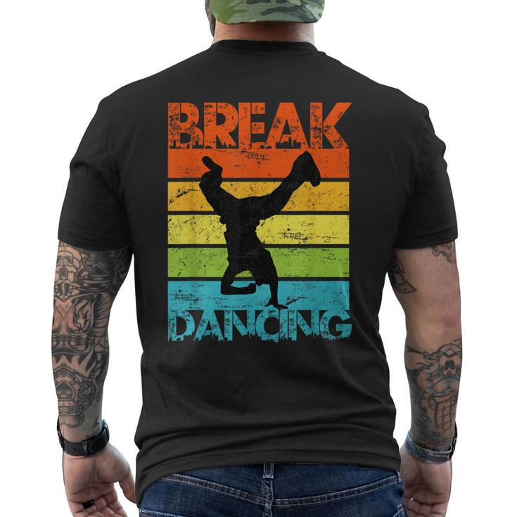 Vintage Breakdancing B-Boy Break Dance Urban Dance Hip Hop Men's T-shirt Back Print