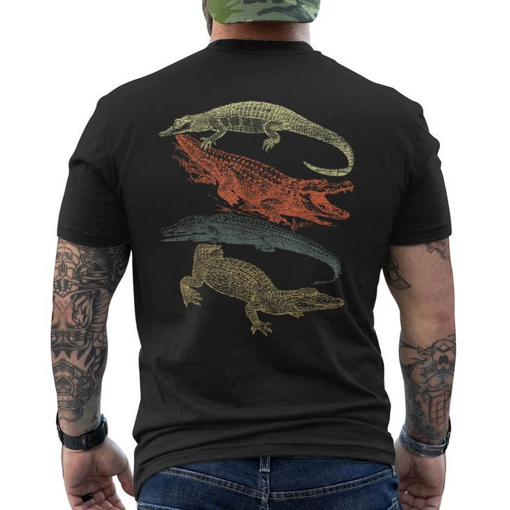 Vintage Crocodiles Retro Crocodile Men's T-shirt Back Print