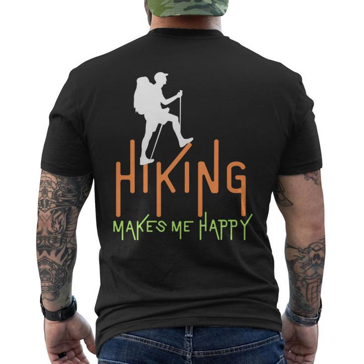 Vintage Hiking Mountain Adventure Aufkleber Für Abenteuer Liebe T-Shirt mit Rückendruck