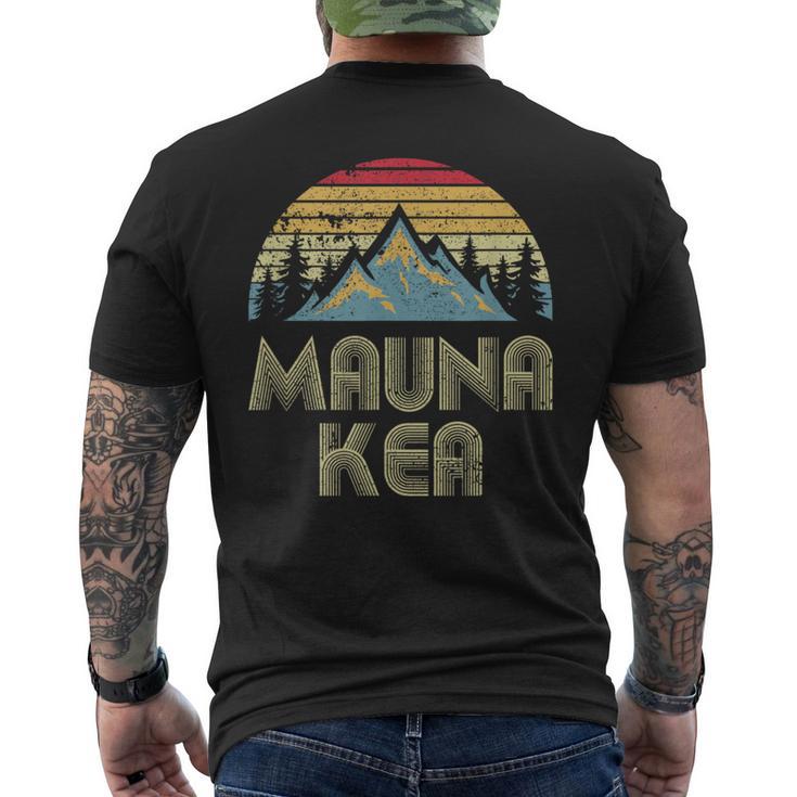 Vintage Mauna Kea Mountain Hawaii Men's T-shirt Back Print