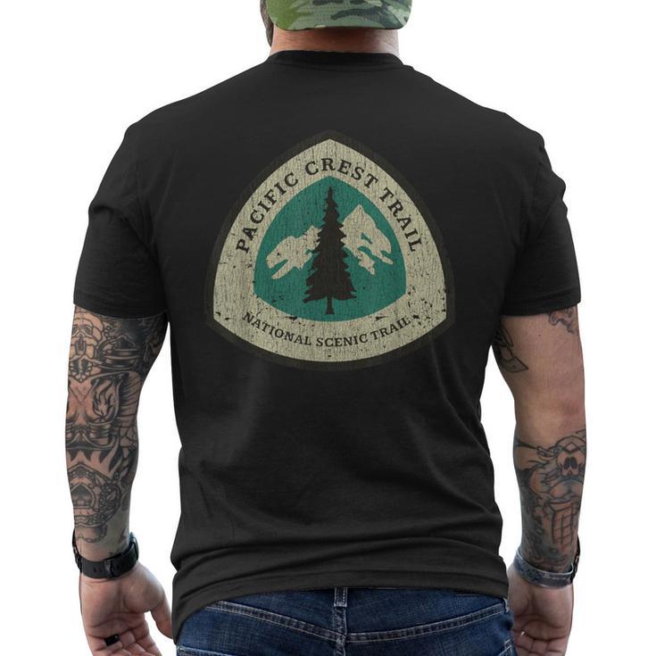 Vintage Pacific Crest National Trail 1968 Lover Hiking Men's T-shirt Back Print