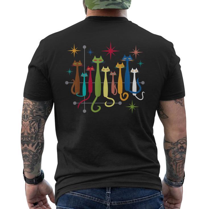 50s 60s ヴィンテージ Tシャツ Retro Mid-Century Modern Dogs 50S 60S Style Men's T-shirt Back