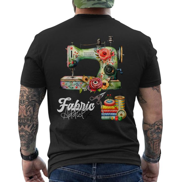 Vintage Retro Sewing Machine Men's T-shirt Back Print