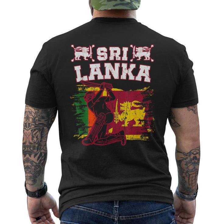 Vintage Sri Lanka Cricket 2024 Sri Lankan Cricket Fans Men's T-shirt Back Print