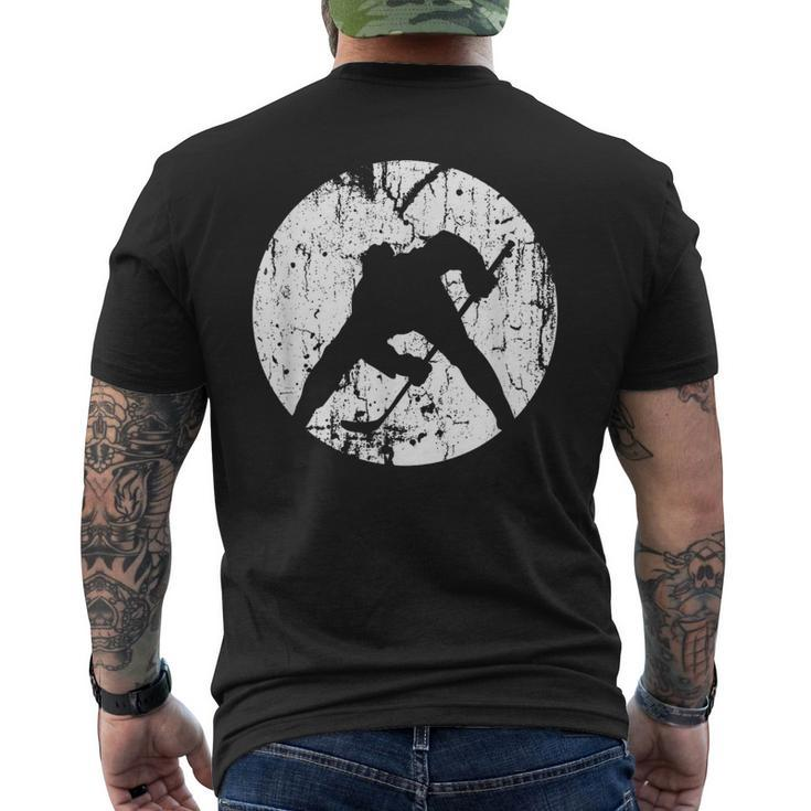 Vintage Style Ice HockeyMen's T-shirt Back Print
