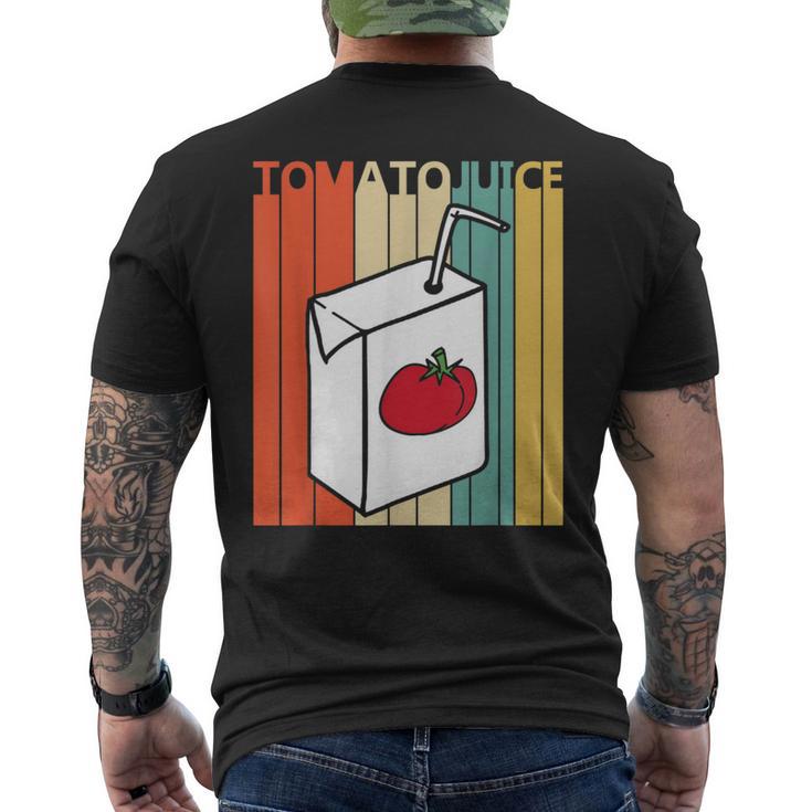 Vintage Tomato Juice Men's T-shirt Back Print