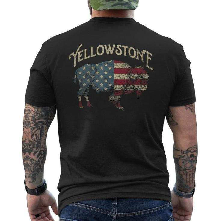 Vintage Yellowstone National Park Retro Men's T-shirt Back Print