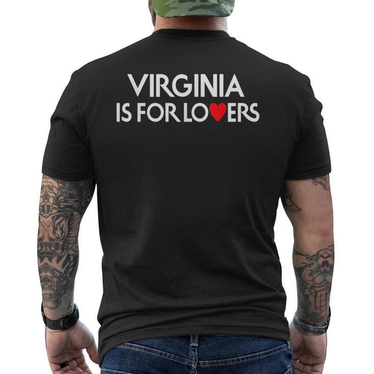 Virginia Is For The Lovers Men's T-shirt Back Print