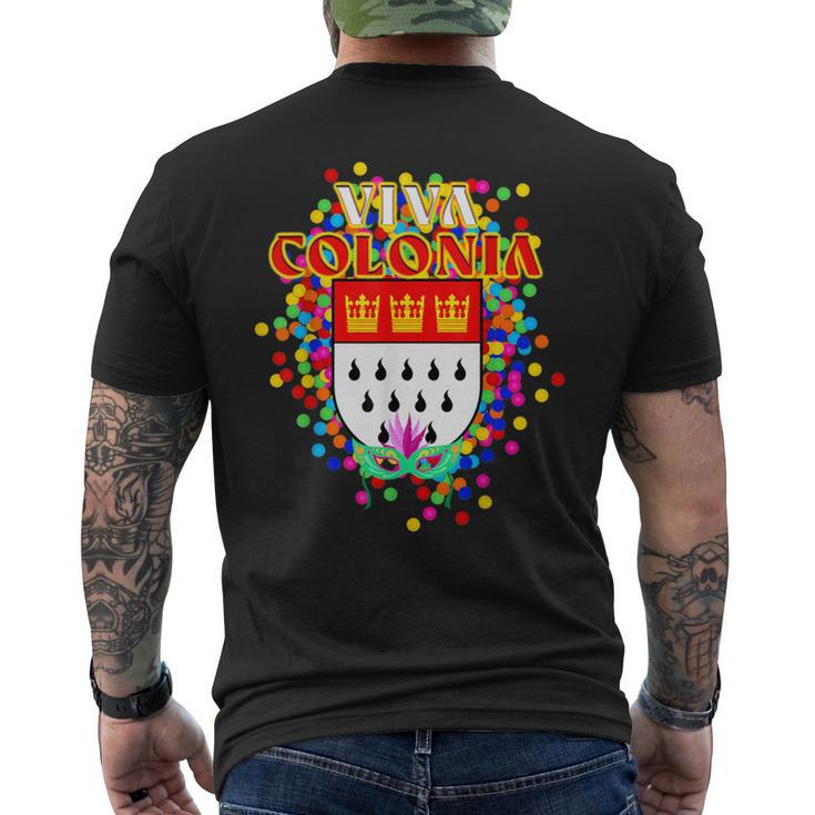 Viva Colonia Carnival Fun City Cologne T-Shirt mit Rückendruck