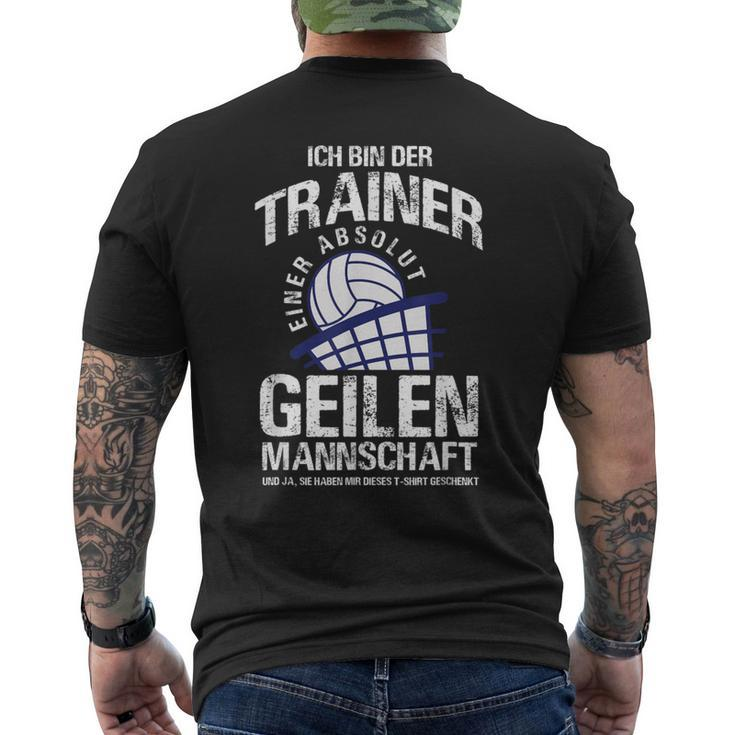 Volleyball Trainer Coacholleyball Team T-Shirt mit Rückendruck