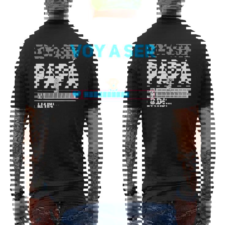 Voy A Ser Papa Anuncio Embarazo Futuro Papa Camiseta Hombre Estampado Espalda