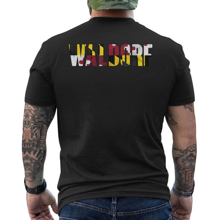 Waldorf Maryland Graphic Men's T-shirt Back Print