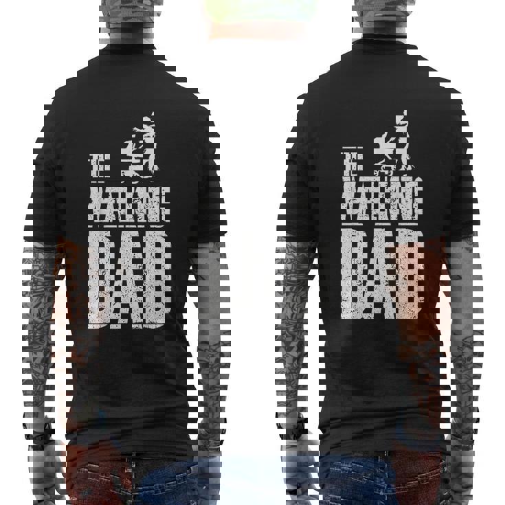 The Walking Dad Mens Back Print T-shirt