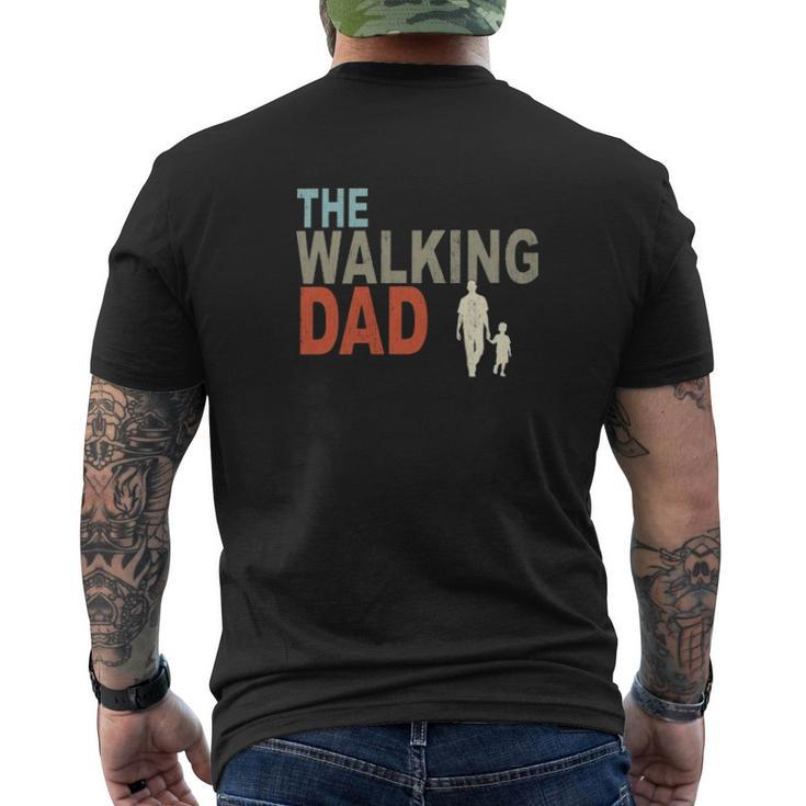 The Walking Dad Mens Back Print T-shirt