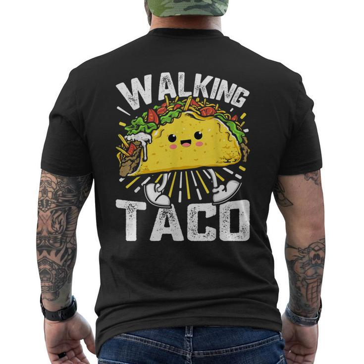 Walking Taco Tacos Lovers Costume Tacos Men's T-shirt Back Print