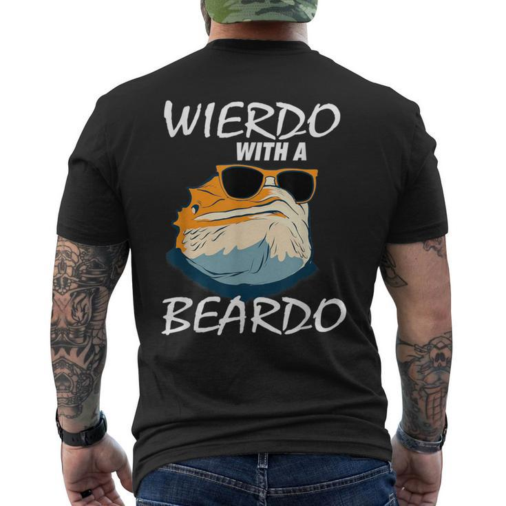Weirdo With A Beardo Bearded Dragon Beardie Lover Men's T-shirt Back Print