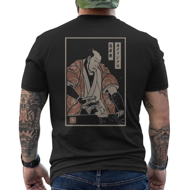 Welder Samurai Men's T-shirt Back Print