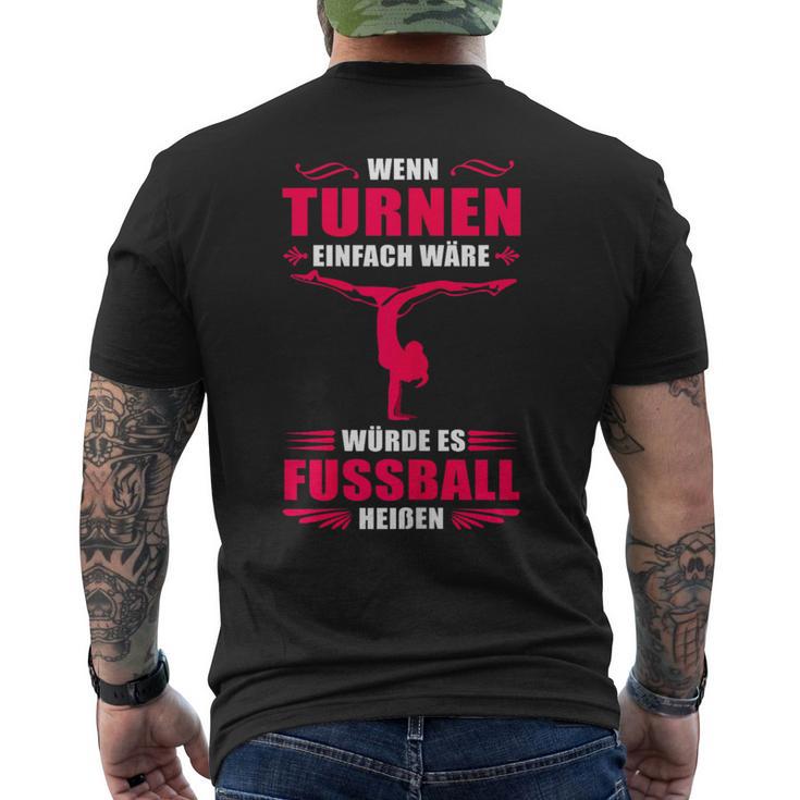 Wenn Gymnasnen Einfach Would Es Would Soccer T-Shirt mit Rückendruck