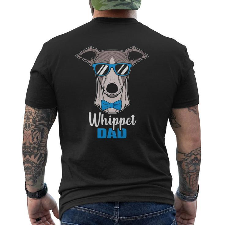 Whippet Dad Idea Proud Dog Owner Mens Back Print T-shirt