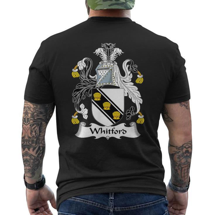 Whitford Coat Of Arms Family Crest Men's T-shirt Back Print