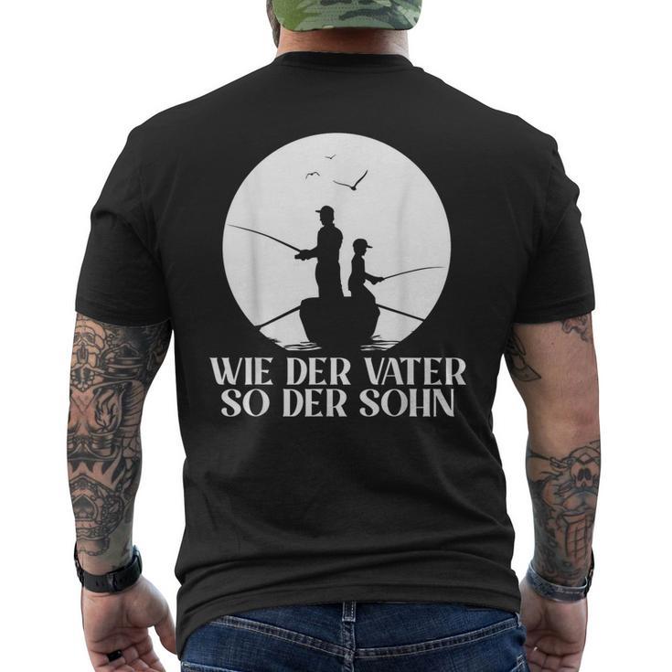 Wie Derater So Der Shn Angler Partner Look Dad & Son T-Shirt mit Rückendruck