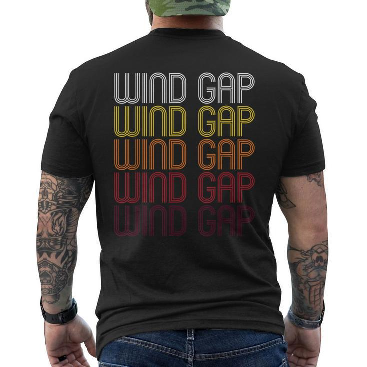 Wind Gap Pa Vintage Style Pennsylvania Men's T-shirt Back Print