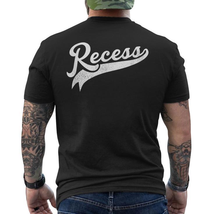 Woot Team Recess Men's T-shirt Back Print