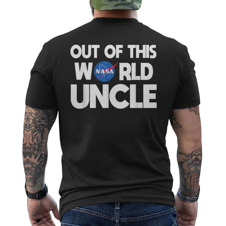 Out Of This World Uncle Nasa Men's T-shirt Back Print