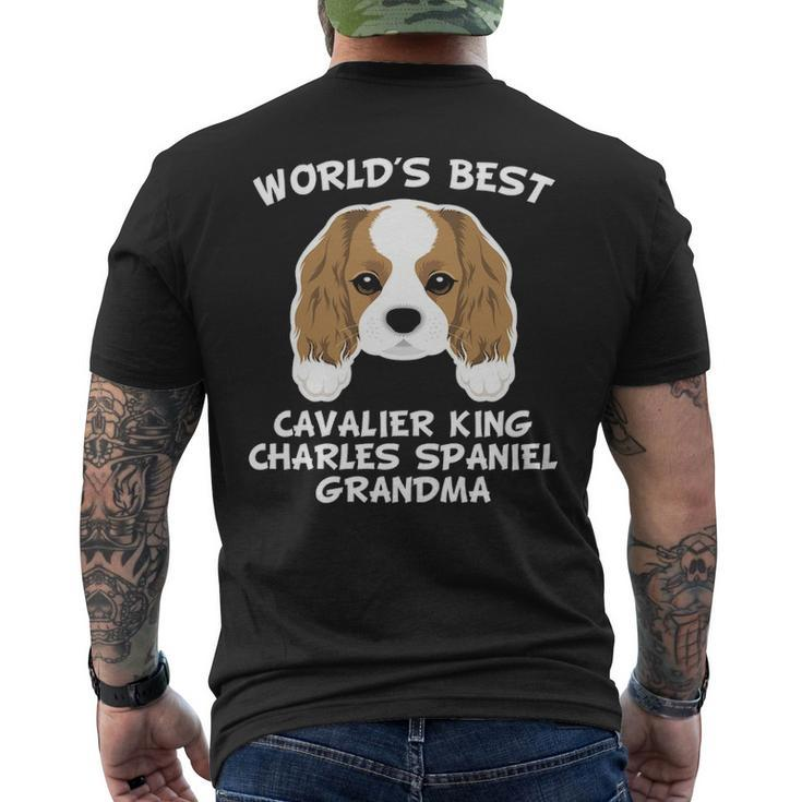 World's Best Cavalier King Charles Spaniel Grandma Men's T-shirt Back Print