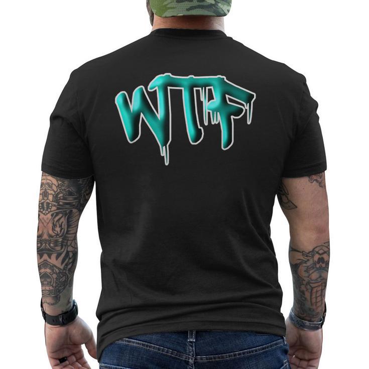 Wtf What The F-Ck Not My Worry Caring Is Not My World Men's T-shirt Back Print