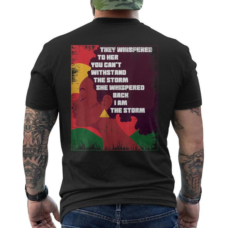 They Whispered To Her You Cannot Withstand I Am The Storm Men's T-shirt Back Print