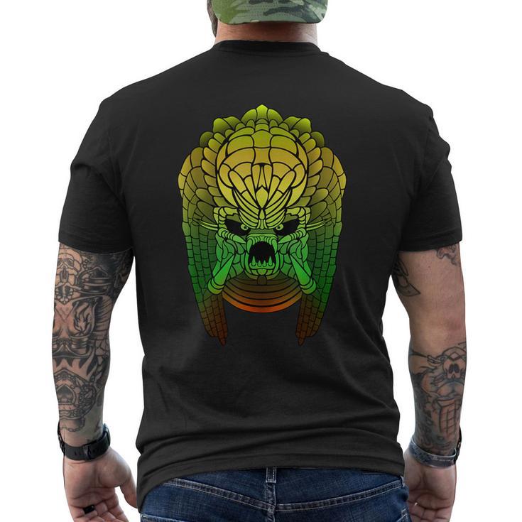 Yautja Sci-Fi Monster Men's T-shirt Back Print