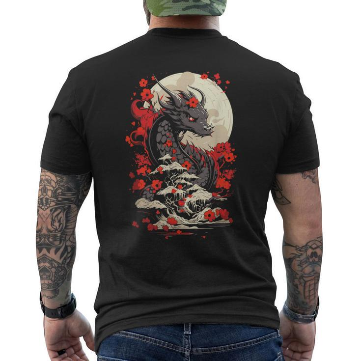 Year Of The Dragon Zodiac Lunar New Year 2024 Men's T-shirt Back Print