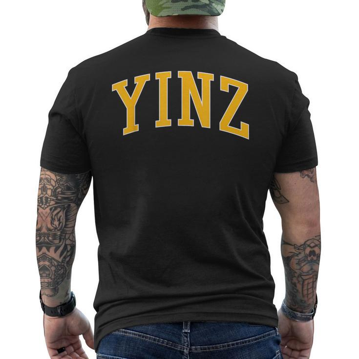 Yinz Retro Yinzer Pittsburgh Vintage Men's T-shirt Back Print