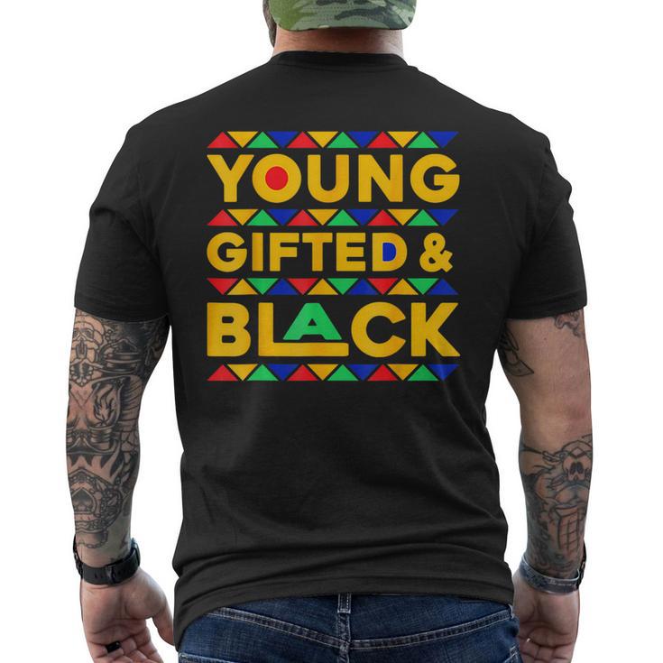 Younged And Black History For Black Boys Girls African Men's T-shirt Back Print