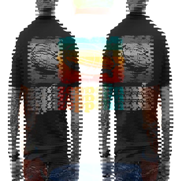 Zeppelin Dirigible Dirigible Retrointage Zeppelin Lover Camiseta Hombre Estampado Espalda