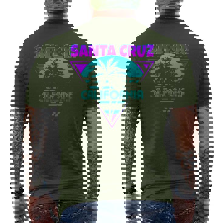 70S 80S En La Ciudad De California Santa Cruz Surfing Camiseta Hombre Estampado Espalda