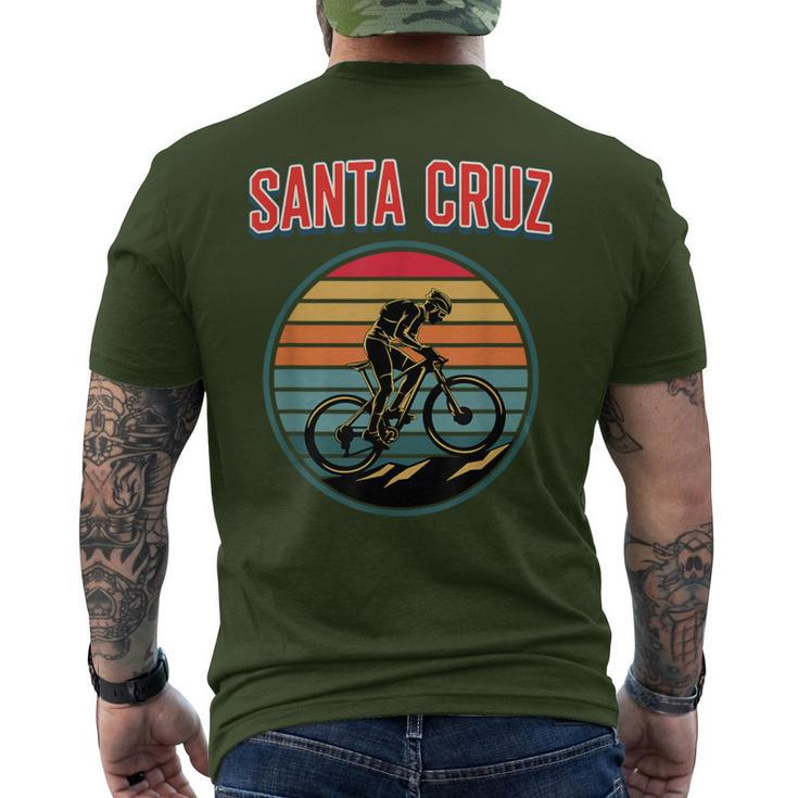 Bicycle Retro Vintage Santa Cruz Summer Cycling T-Shirt mit Rückendruck