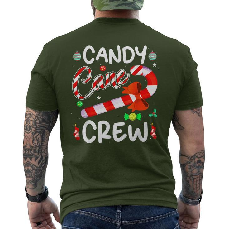 Candy Cane Merry And Bright Christmas Lights Candy Costume Men's T-shirt Back Print