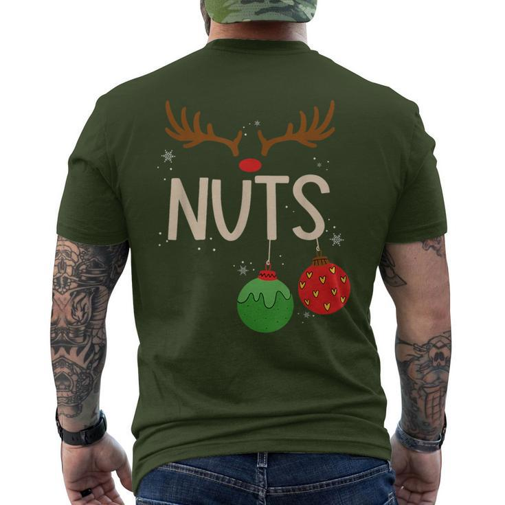 Chest Nuts Christmas Matching Couple Chestnuts Men's T-shirt Back Print