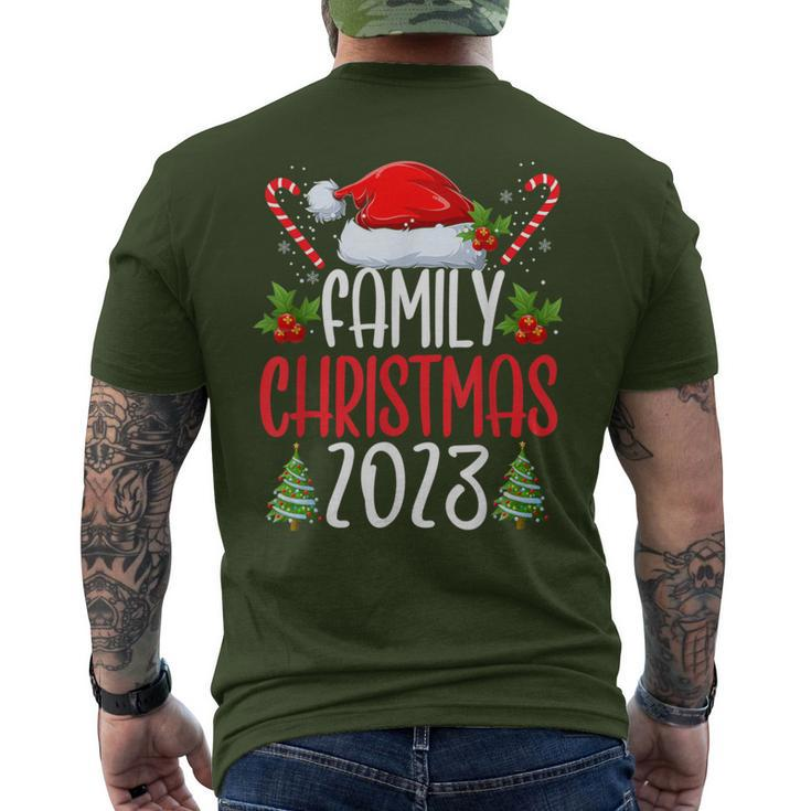 Christmas 2023 Family Matching Outfits Team Santa Squad Men's T-shirt Back Print