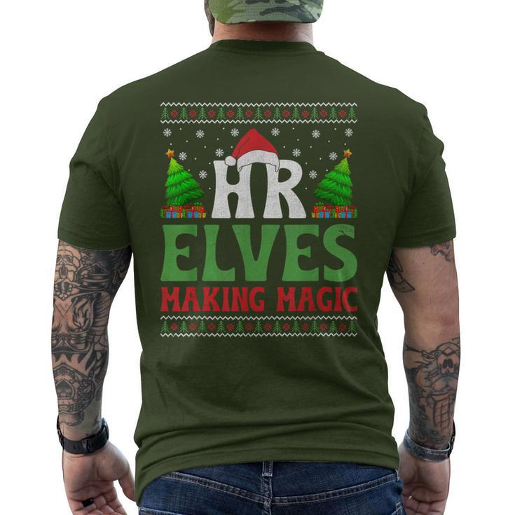 Christmas Human Resources Hr Manager Office Department Men's T-shirt Back Print