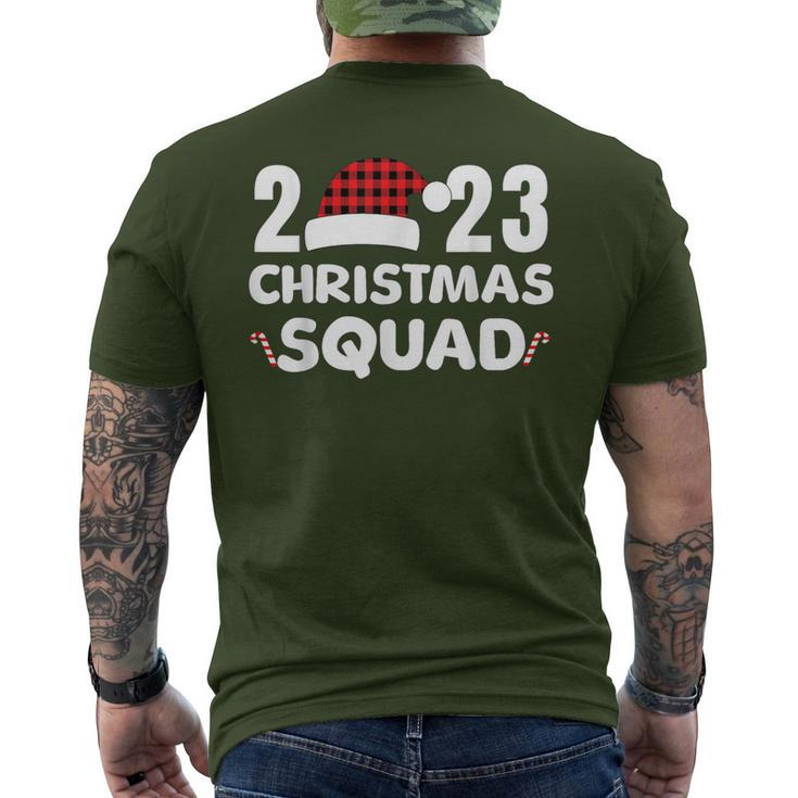 Christmas Squad 2023 Family Group Matching Christmas Xmas Men's T-shirt Back Print - Thegiftio