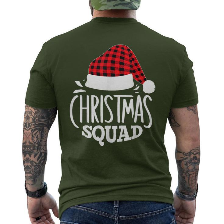 Christmas Squad Family Group Matching Christmas Pajama Party Men's T-shirt Back Print