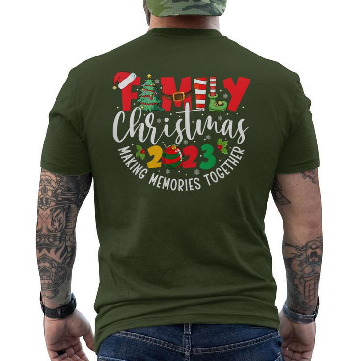 Family Christmas 2023 Squad Xmas Matching For Family Men's T-shirt Back Print